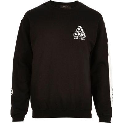 Black print sweatshirt